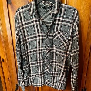 Vans button down flannel